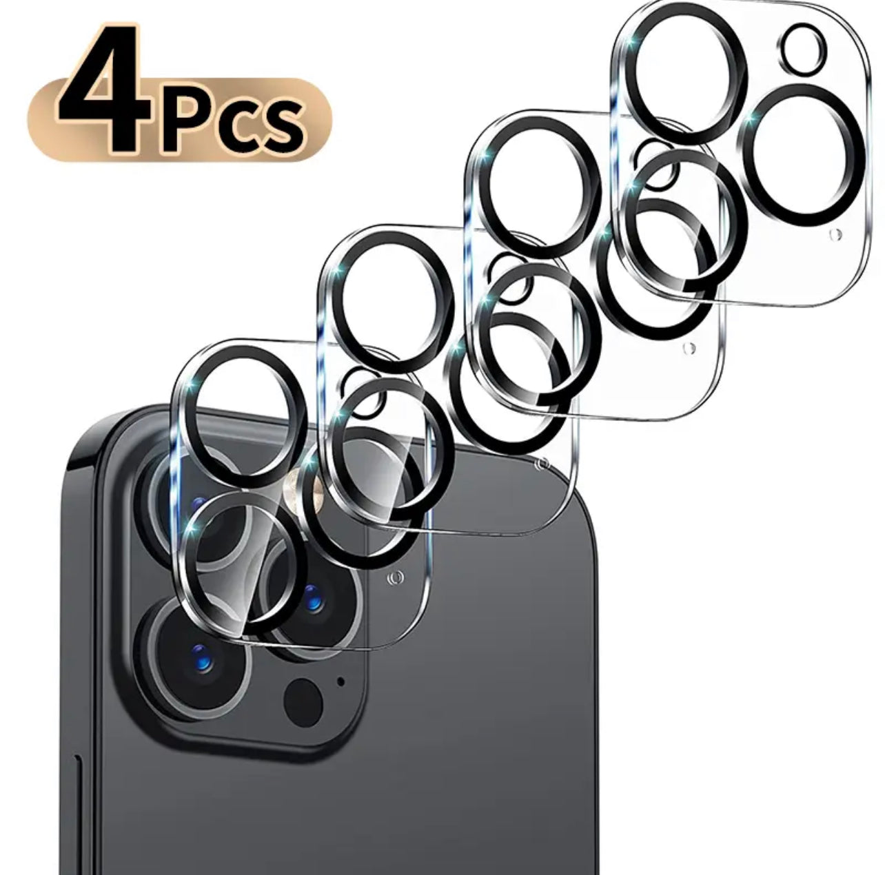PJun Branded Premium 9H Clear Camera Lens Protector- 4pcs for Apple iPhone 15 Series 2023 PJun Branded Premium 9H Clear Camera Lens Protector- 4pcs for Apple iPhone 15 Series 2023
